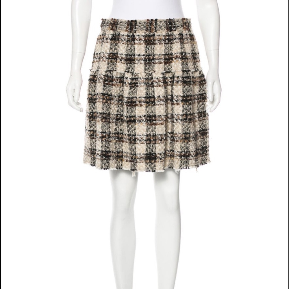 Dolce and Gabanna tweed mini skirt
